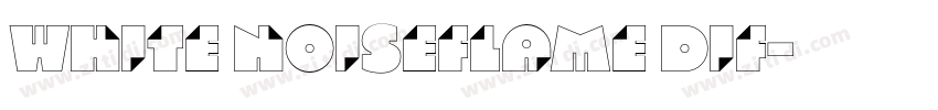 WHITE NOISEFLAME DIF字体转换